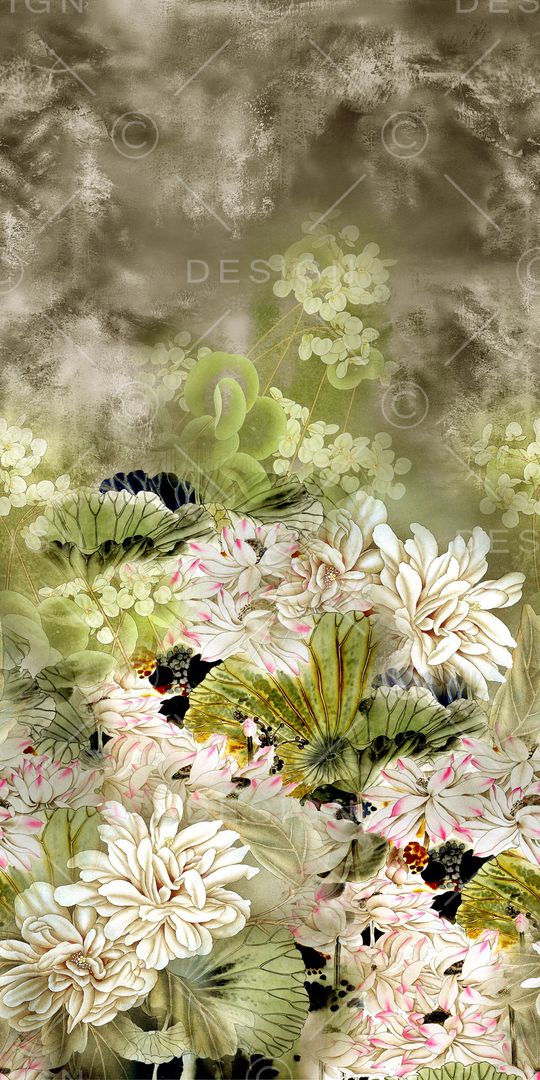 中国风印花华亿平台图片