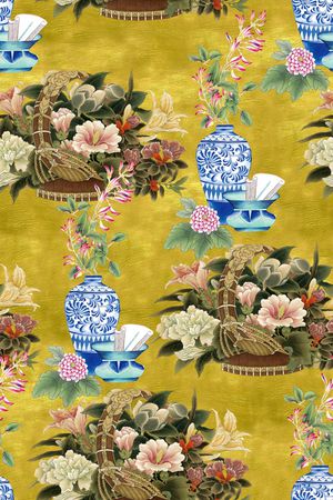 中国风印花华亿平台图片