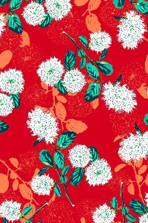 手绘印花华亿平台图片