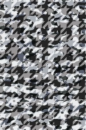 几何迷彩印花华亿平台图片