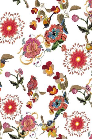 植物印花华亿平台图片