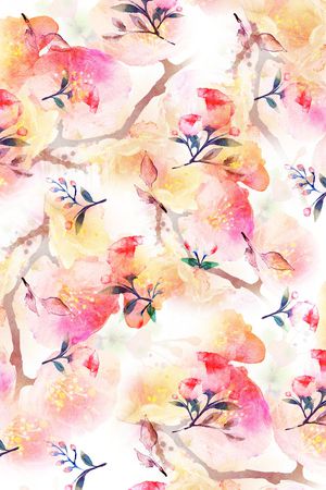 水彩印花华亿平台图片