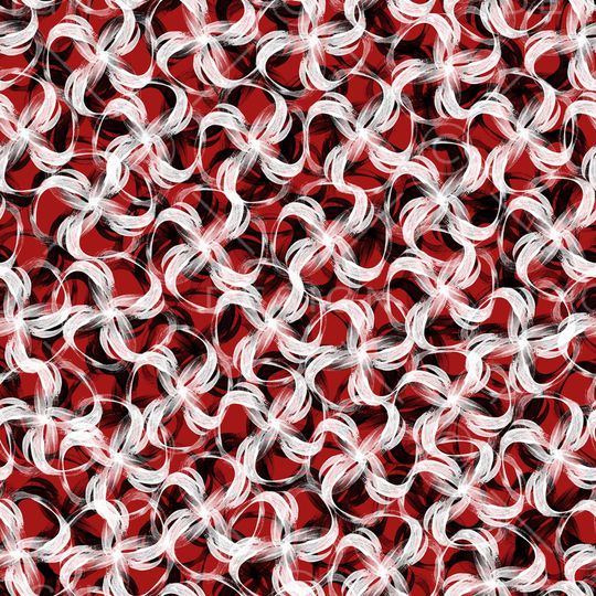 抽象图案印花华亿平台图片