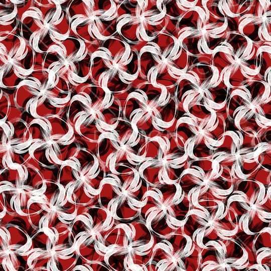 抽象图案印花华亿平台图片