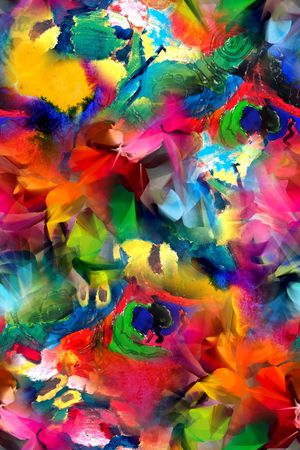 抽象印花华亿平台图片