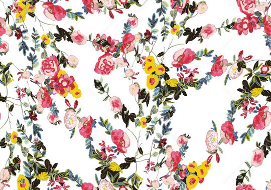 植物印花华亿平台图片