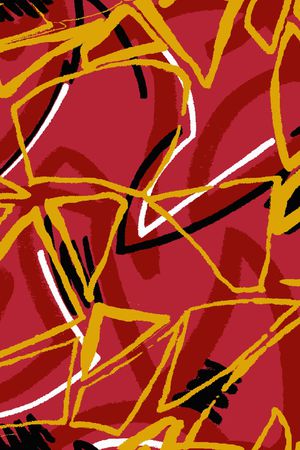 几何印花华亿平台图片