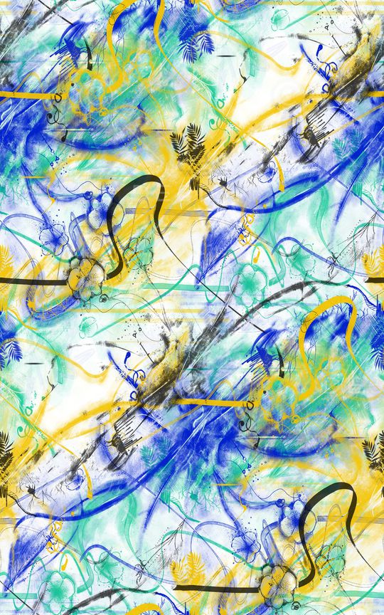 手绘印花华亿平台图片