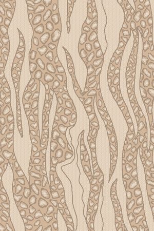 波浪条纹印花华亿平台图片