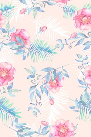 小清新印花华亿平台图片