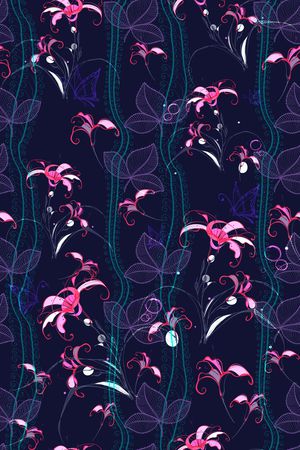 乱花印花华亿平台图片