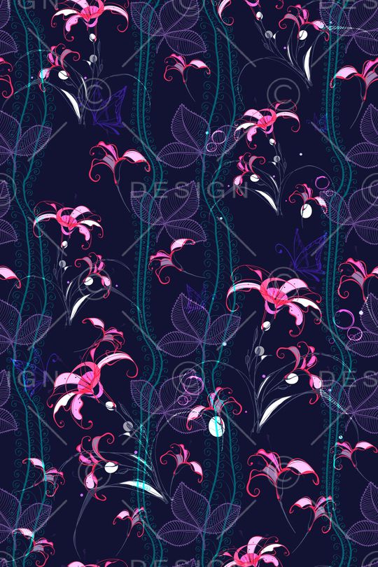 乱花印花华亿平台图片