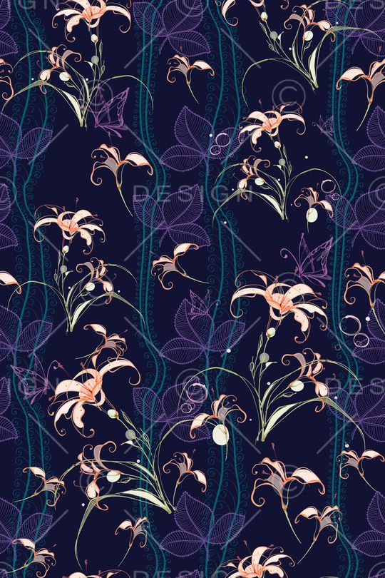 乱花印花华亿平台图片