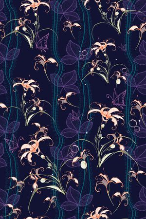 乱花印花华亿平台图片