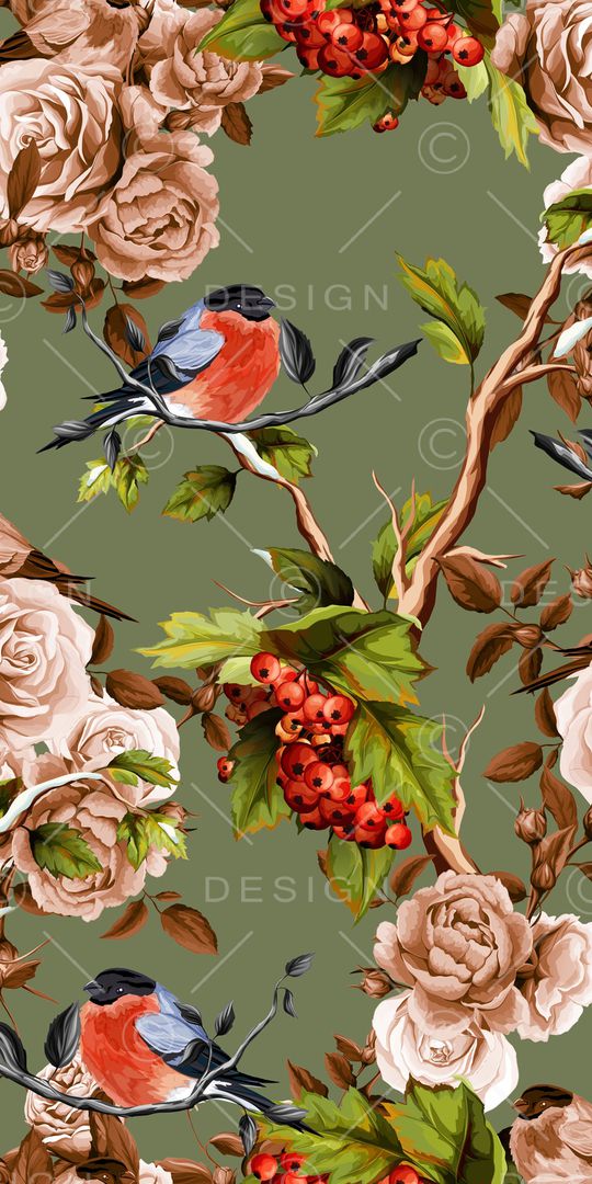 鸟印花华亿平台图片