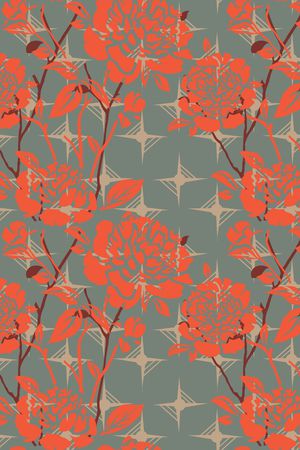 乱花印花华亿平台图片