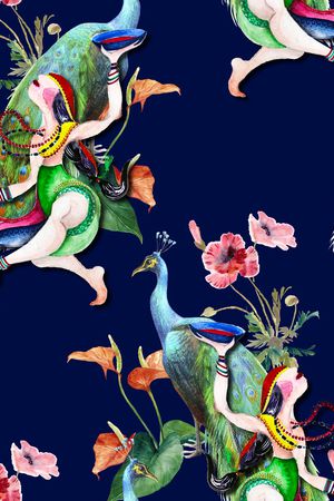 水彩印花华亿平台图片