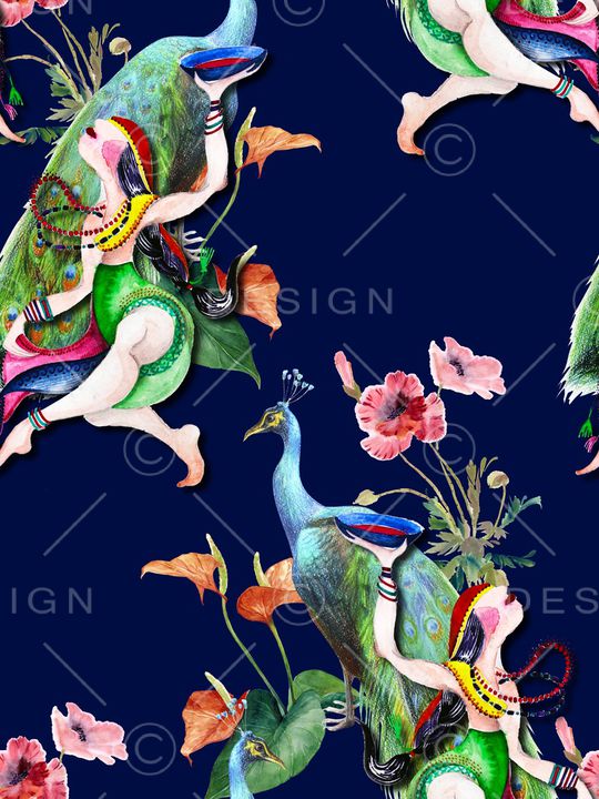 水彩印花华亿平台图片