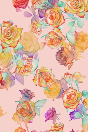 手绘印花华亿平台图片