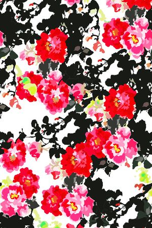 花朵印花华亿平台图片