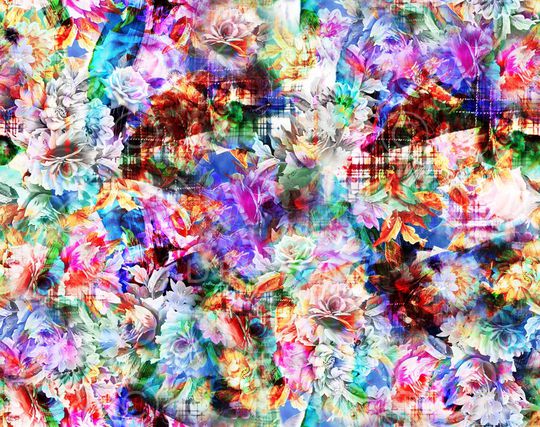 抽象艺术印花华亿平台图片