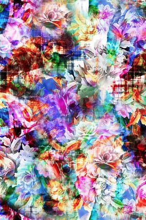 抽象艺术印花华亿平台图片