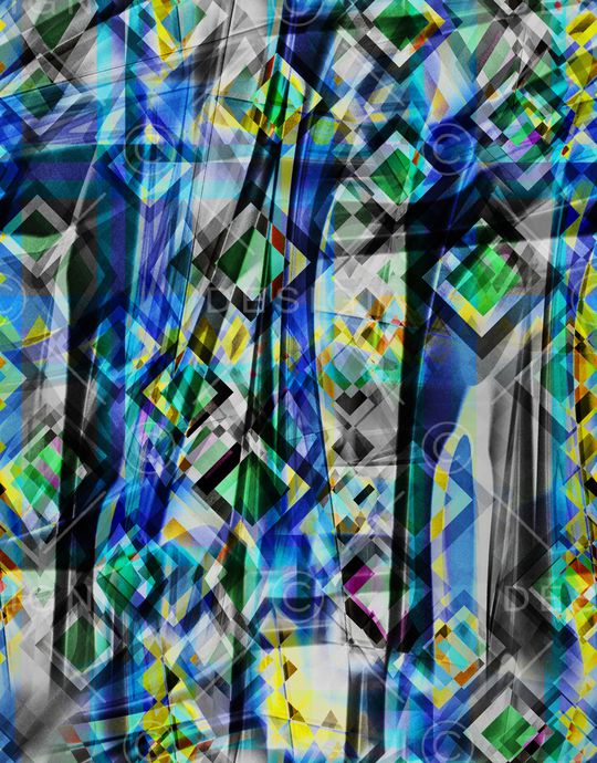 艺术彩色印花华亿平台图片