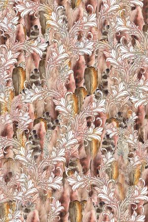 抽象艺术印花华亿平台图片