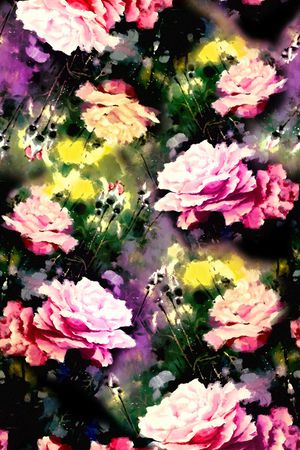 花朵印花华亿平台图片