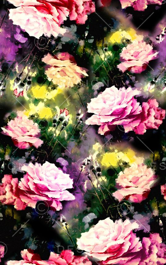 花朵印花华亿平台图片