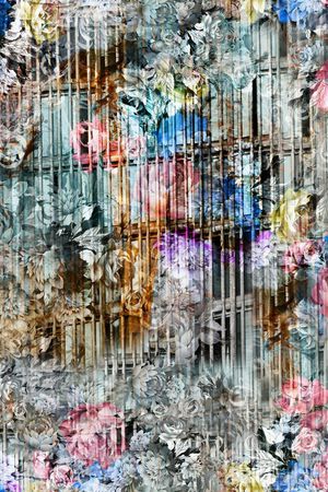 艺术彩色印花华亿平台图片