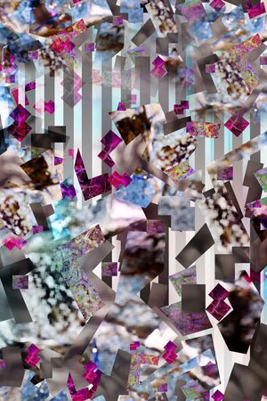 艺术彩色印花华亿平台图片