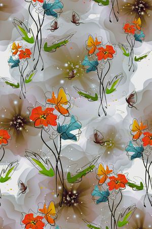 乱花印花华亿平台图片