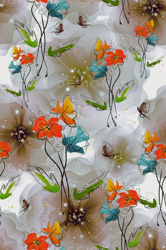 乱花印花华亿平台图片