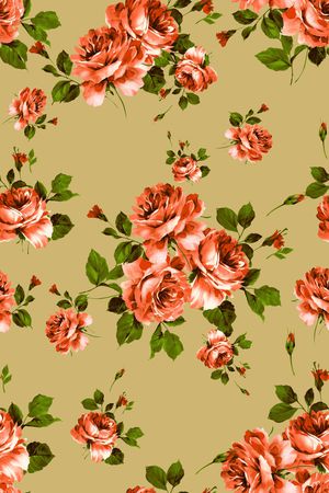 玫瑰印花华亿平台图片