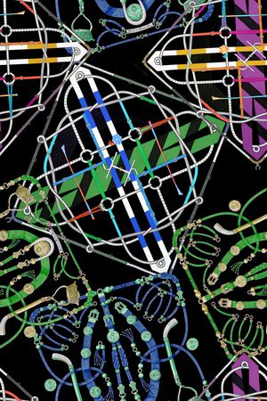 几何印花华亿平台图片