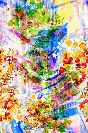 植物印花华亿平台图片