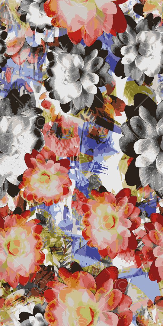 植物印花华亿平台图片