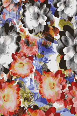 植物印花华亿平台图片