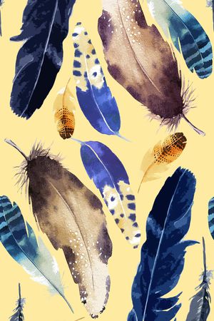 羽毛印花华亿平台图片