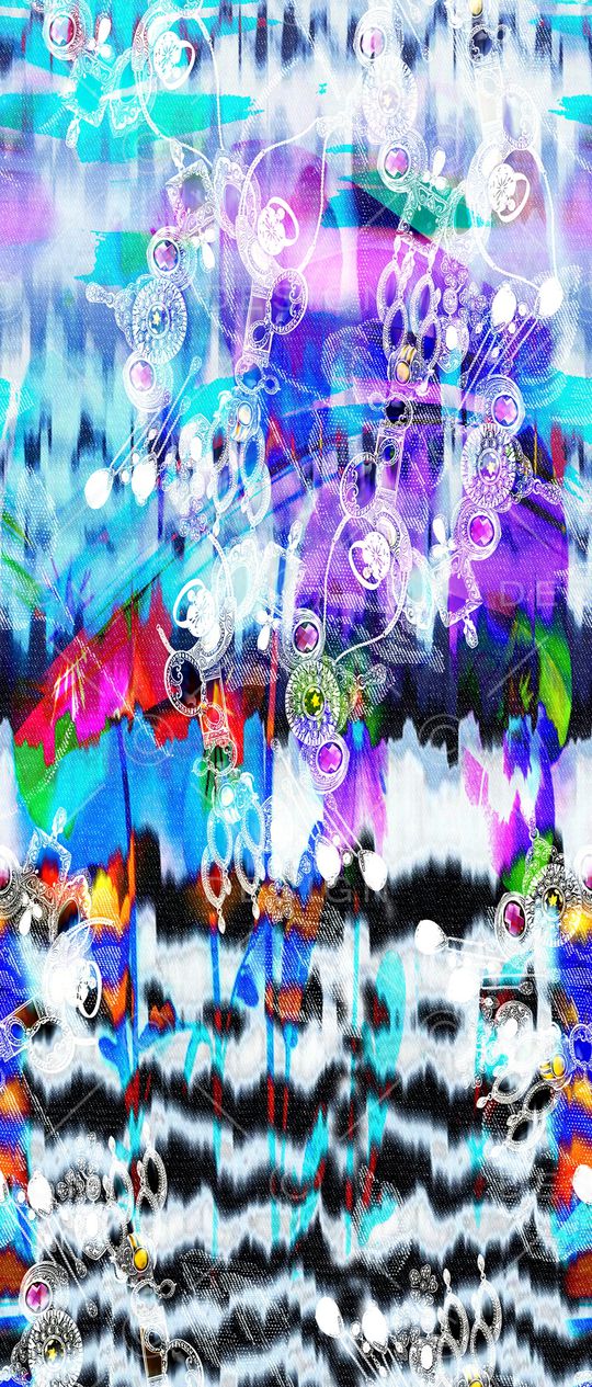 水墨印花华亿平台图片