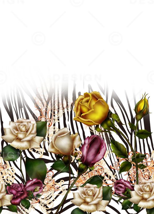 玫瑰印花华亿平台图片