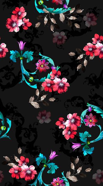 创意服装面料印花华亿平台图片