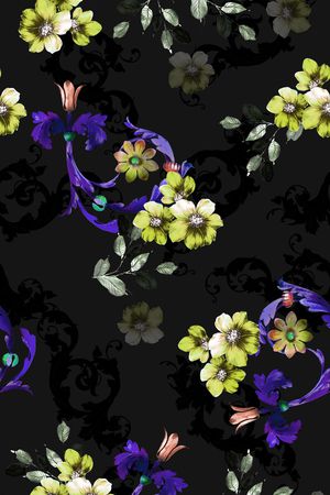 创意服装面料印花华亿平台图片