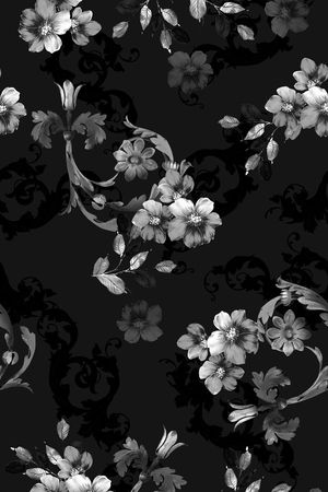 创意服装面料印花华亿平台图片