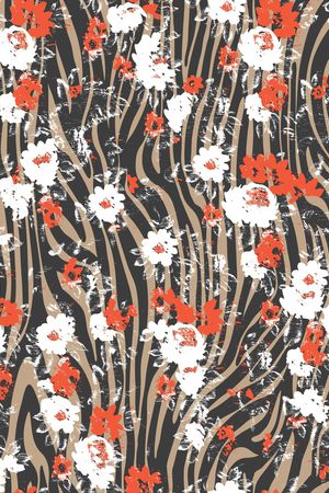 花鸟印花华亿平台图片