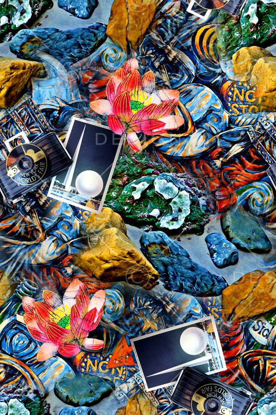 休闲印花华亿平台图片