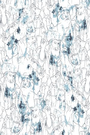 抽象纹理印花华亿平台图片