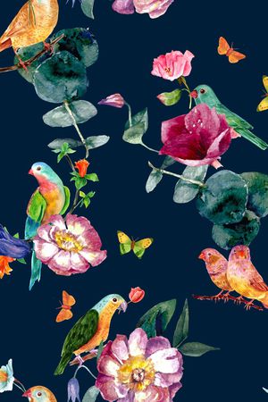 牡丹印花华亿平台图片