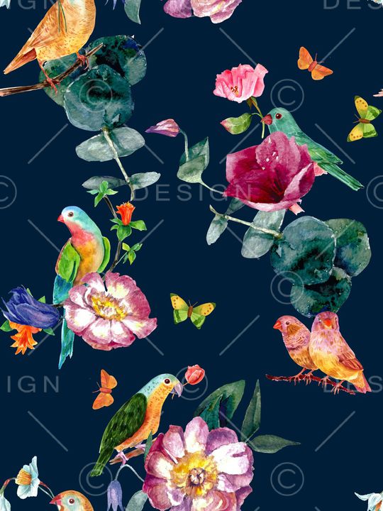 牡丹印花华亿平台图片